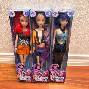 Kpop Demon Hunter Dolls (3 dolls set) & sticker pack